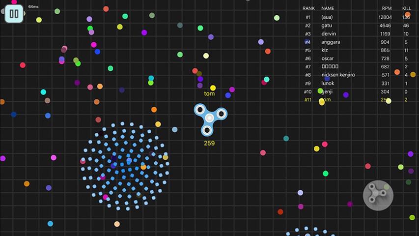 Screenshot of SpinBattle.io: Fidget Spinner Online Battle
