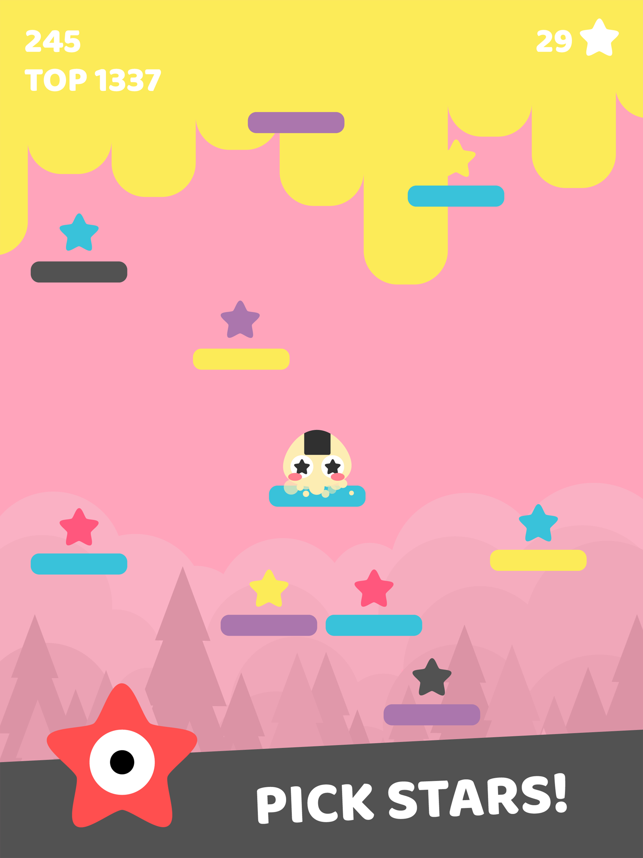 Jelly Jump: Happy Rainbow Colors Game Screenshot