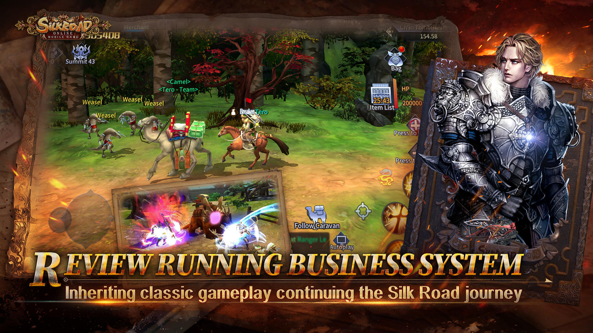 Screenshot of Silk Road mobile game