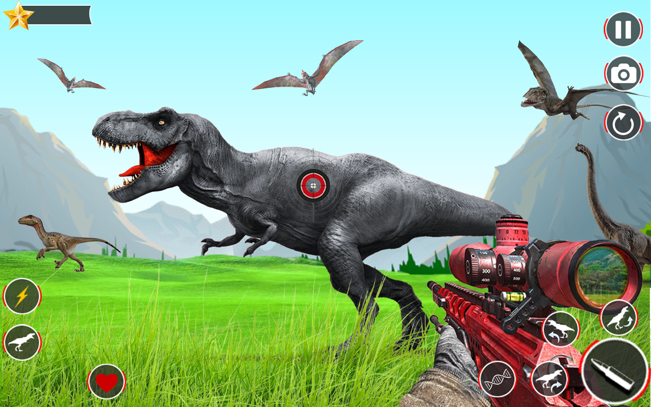 Dinosaur Hunting 3D Action ภาพหน้าจอเกม