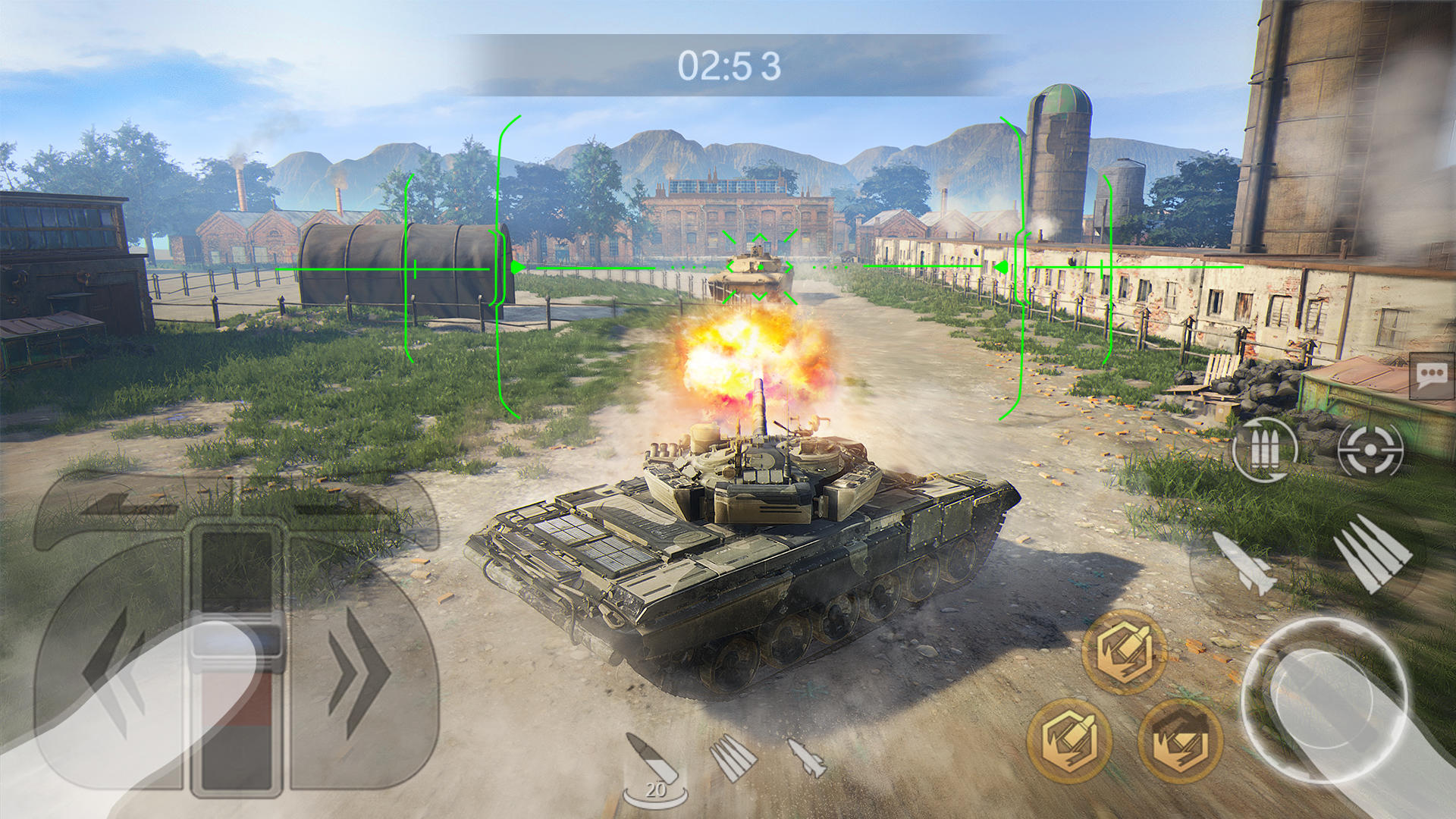 Screenshot 1 of Pertembungan Panzer: Pertempuran Kereta Kebal 3.0.2