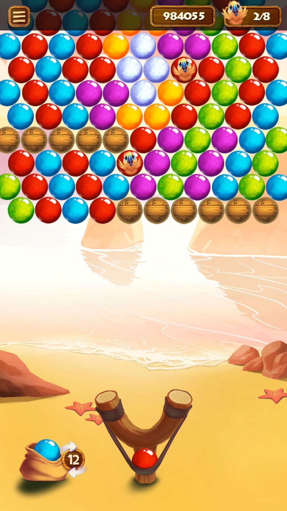 Bubble Shooter Paradise Rescue Game Screenshot
