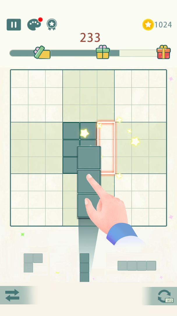 SudoCube - 1010 큐브，두뇌게임 게임 스크린 샷