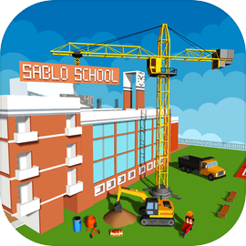 City Builder : High School Construction Games