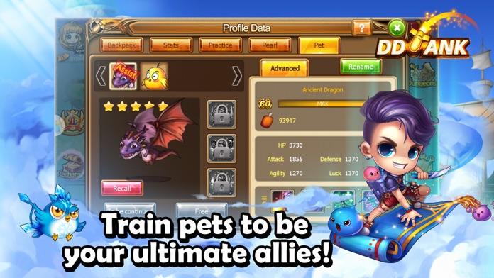 DDTank Mobile Game Screenshot