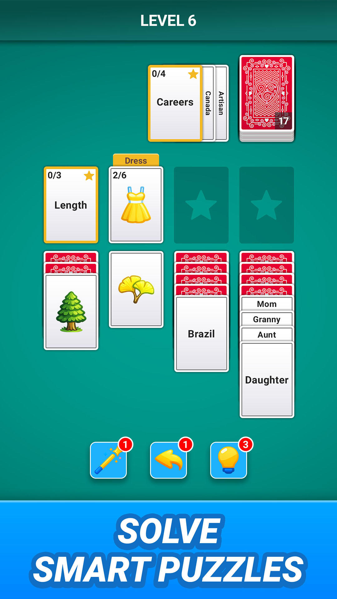 Word Solitaire Associations Game Screenshot