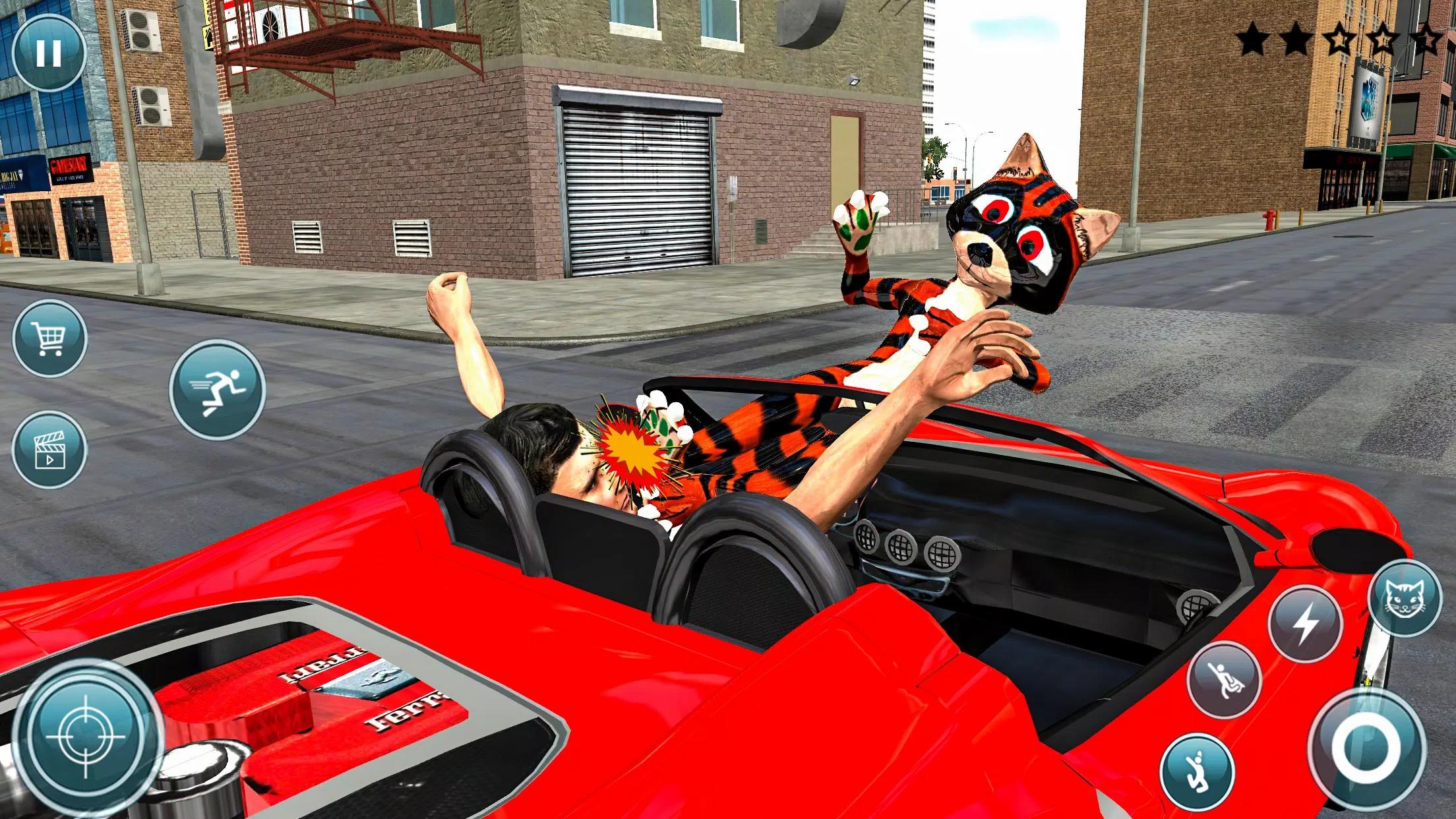 Cat Gangster Mafia City Crime Game Screenshot