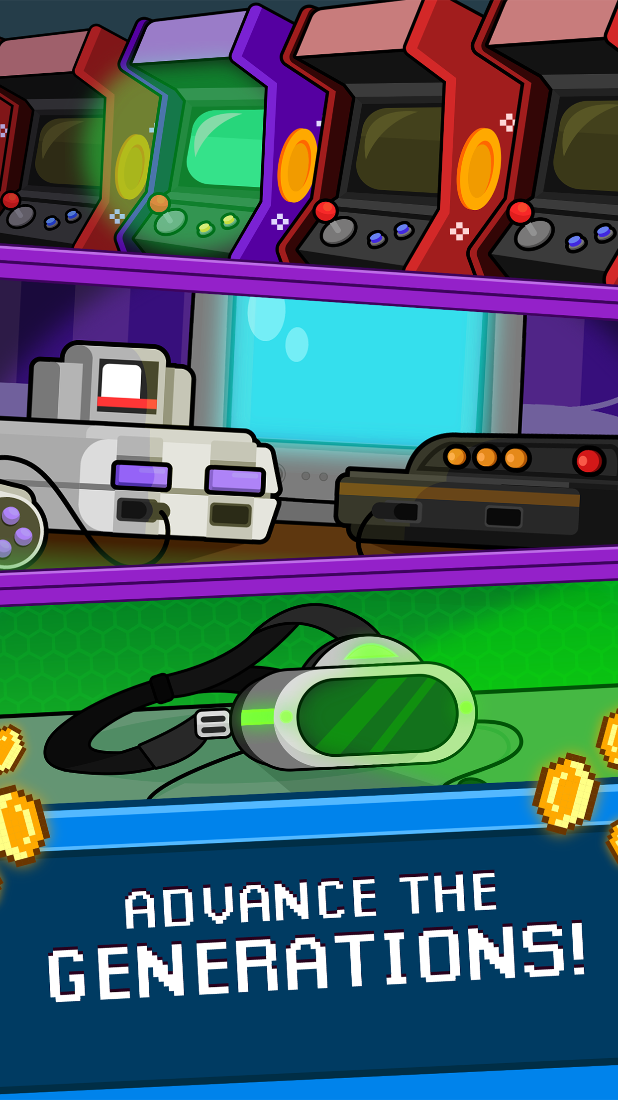 Press Start: Video Game Story Game Screenshot