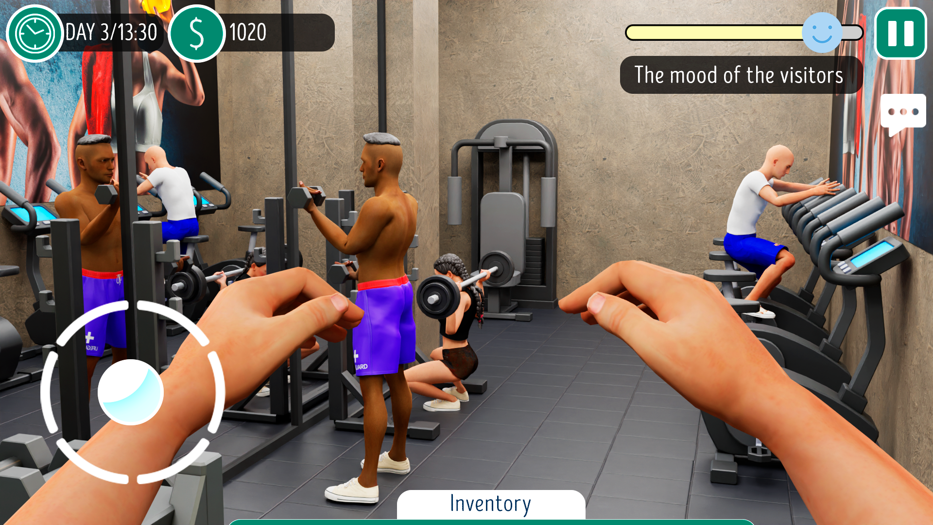 Captura de Tela do Jogo Gym Simulator 24: Fitness Club