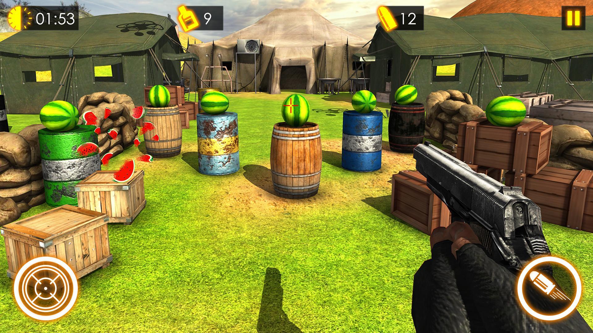 수박 슈팅 게임 3D 게임 스크린 샷
