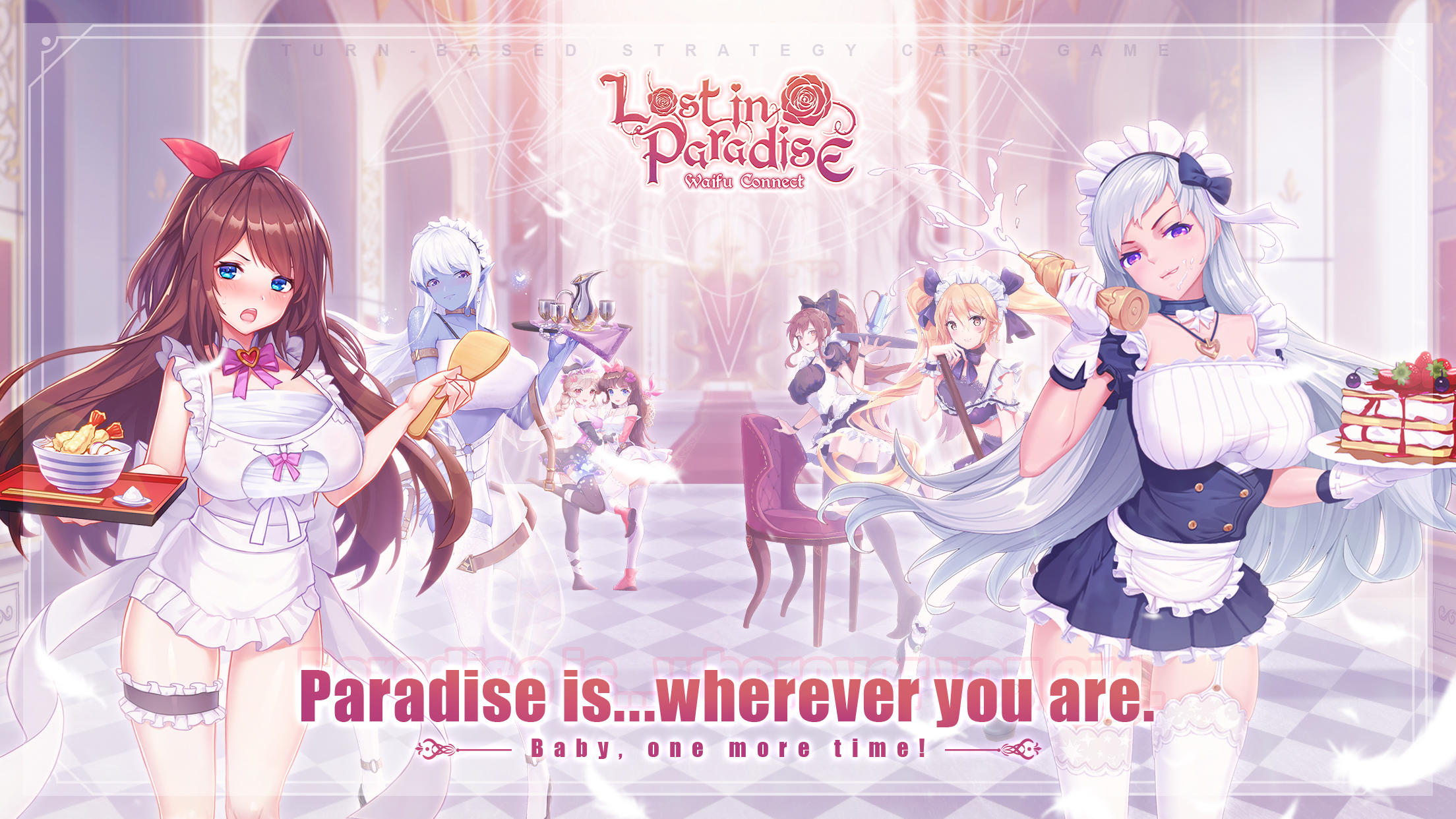 Lost in Paradise:Waifu Connect Game Screenshot