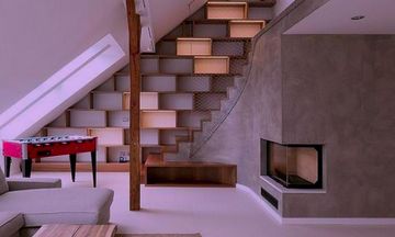 Modern Attic House Escape Game Screenshot