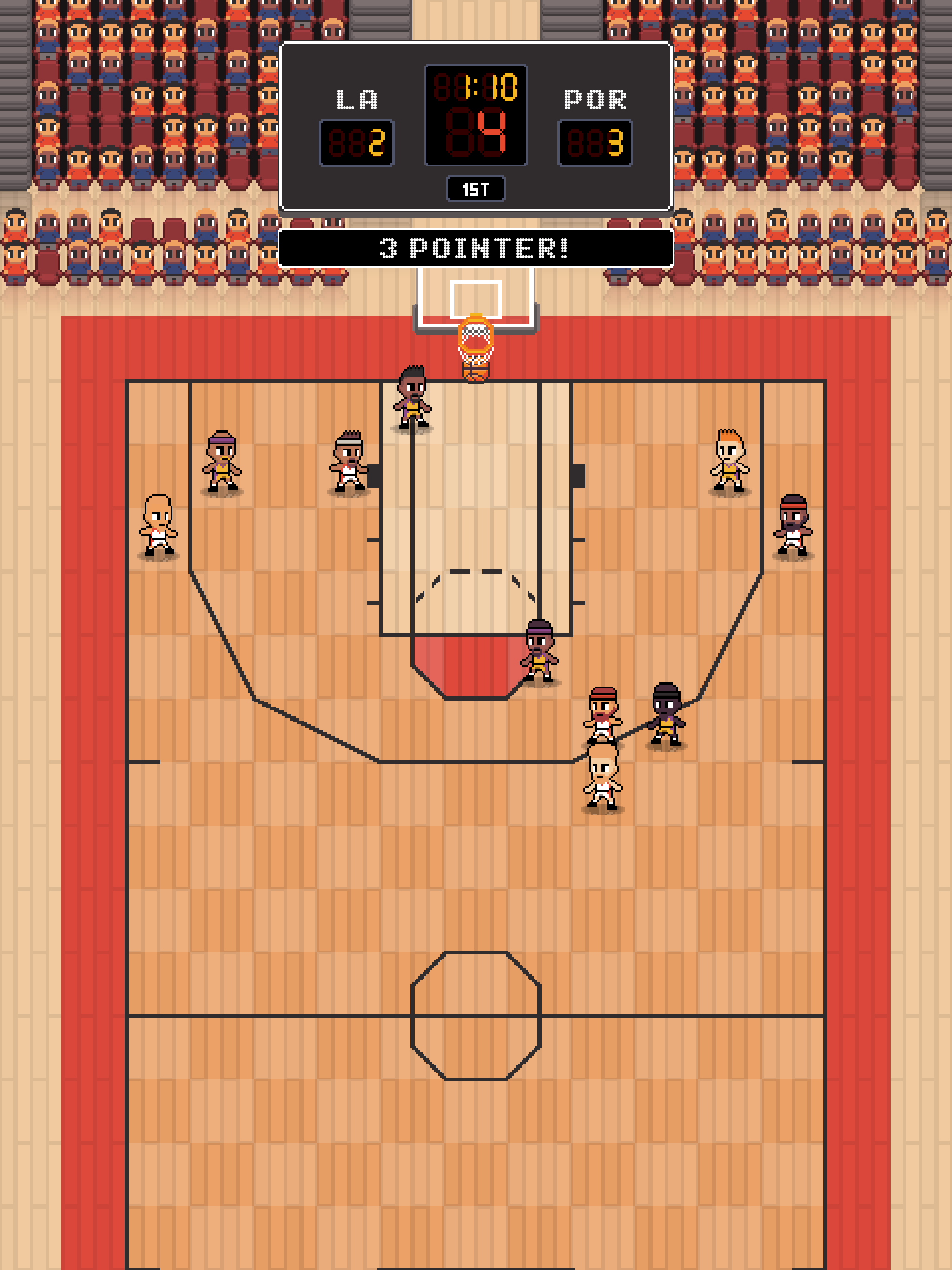 Hoop League Tactics ภาพหน้าจอเกม