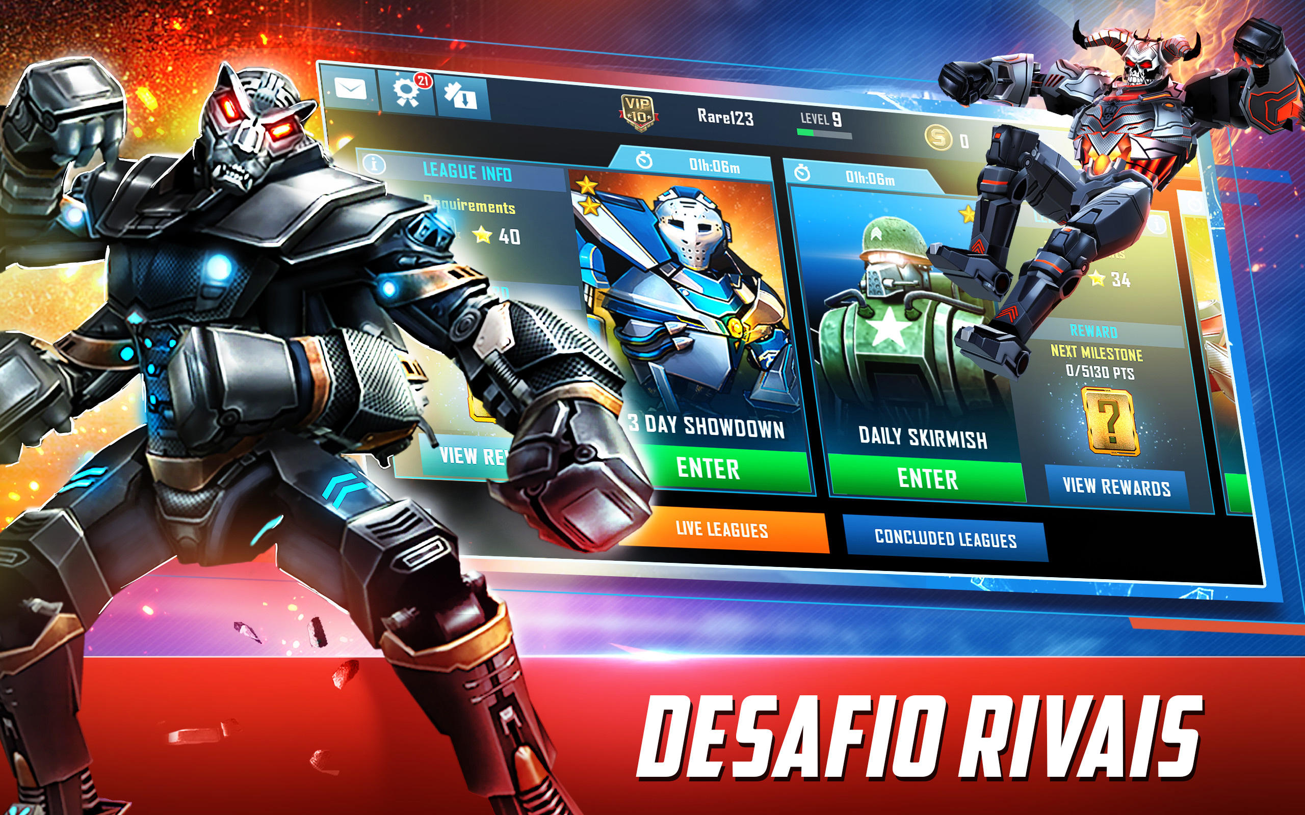 Captura de Tela do Jogo Real Steel World Robot Boxing