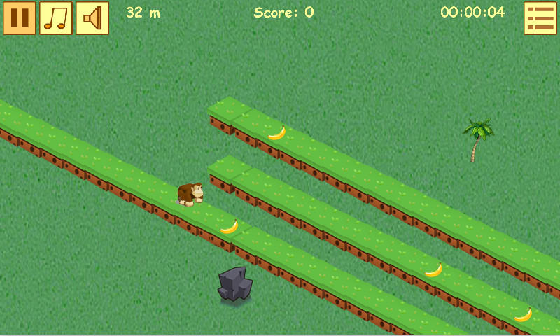 Monkey Run ภาพหน้าจอเกม