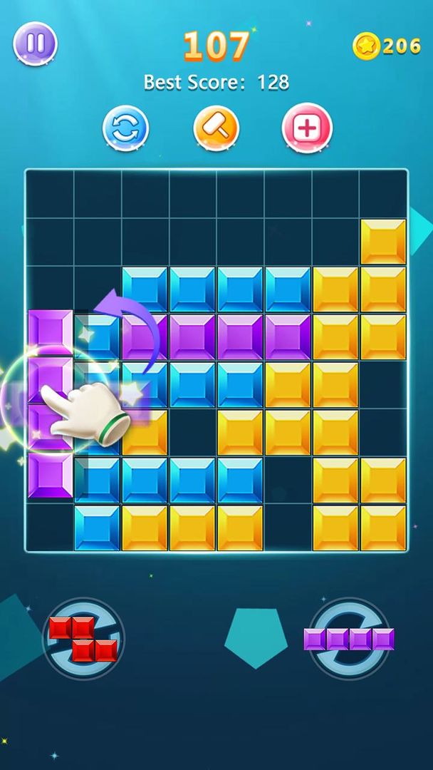 Screenshot of Block Spin - block puzzle game