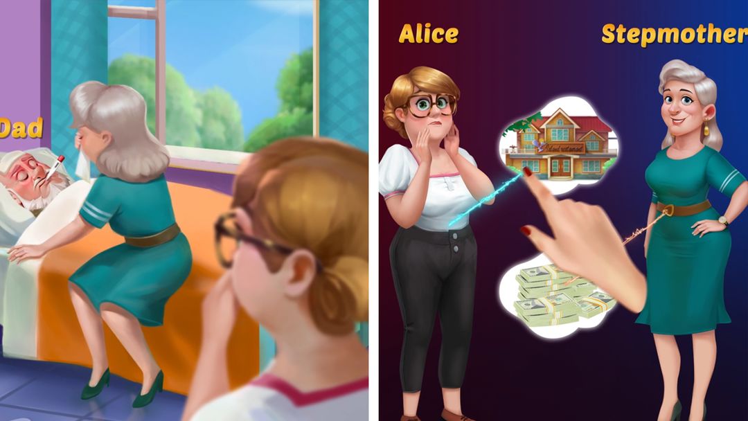 Screenshot of Alice's Restaurant - Word Game