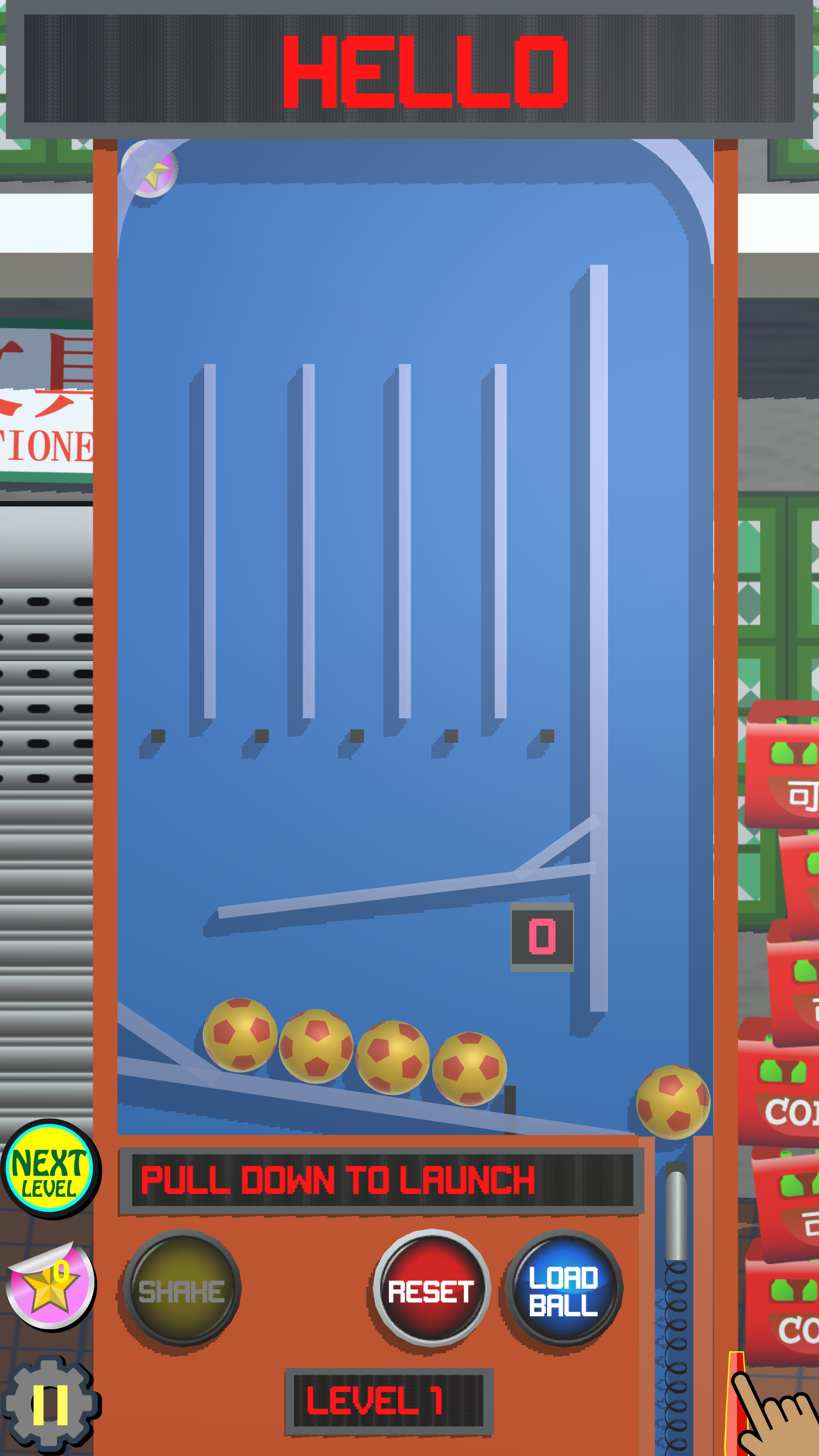 Pinball PingPong Game Screenshot