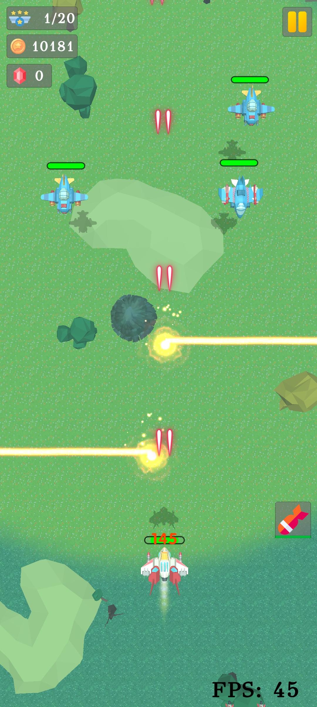 Thunder Strike: 3D Air Combat Game Screenshot