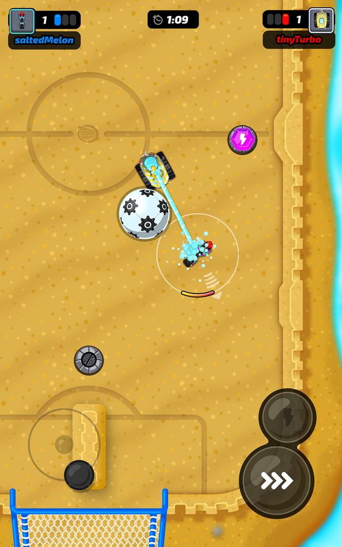 赛车足球 screenshot game