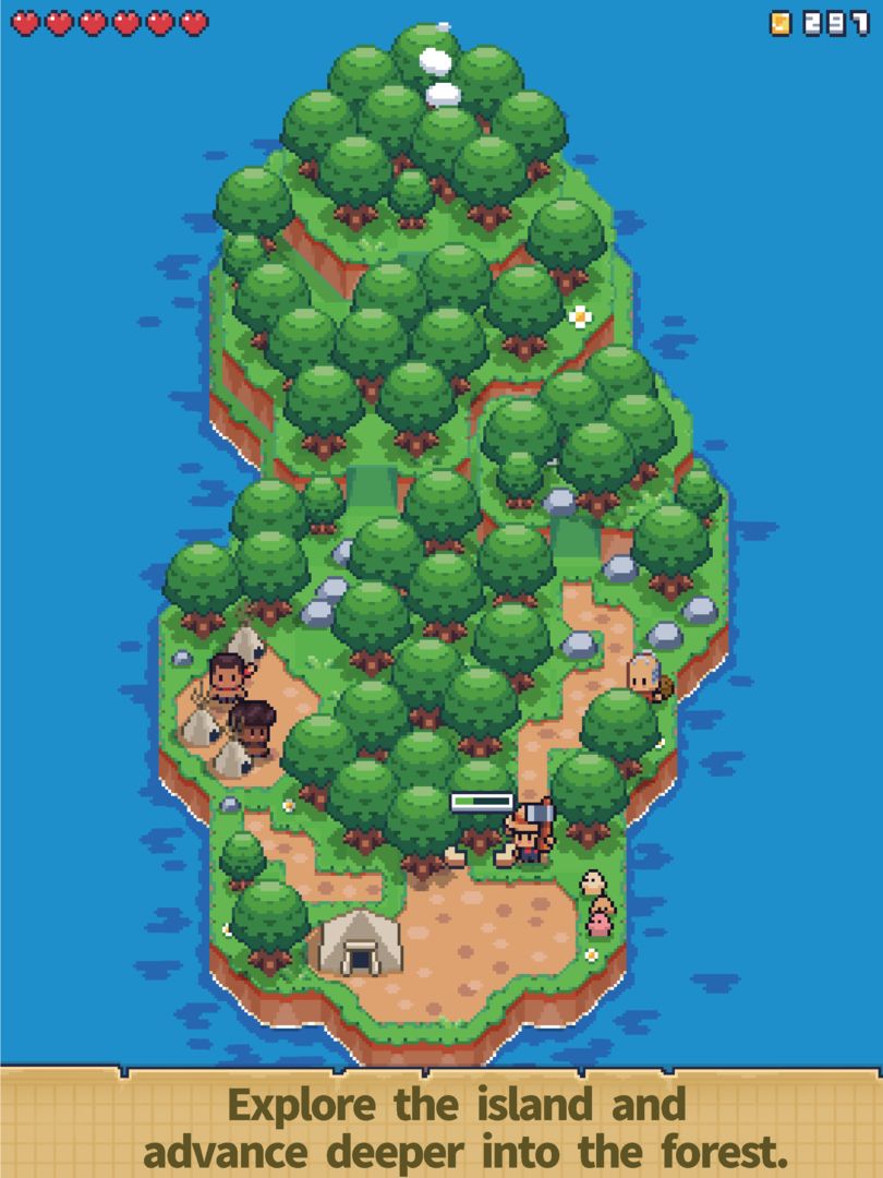 Tiny Island Survival ภาพหน้าจอเกม