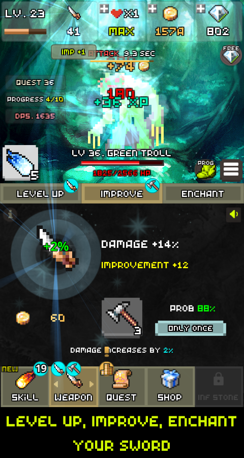 One Combo Sword - Grow your Sw Game Screenshot