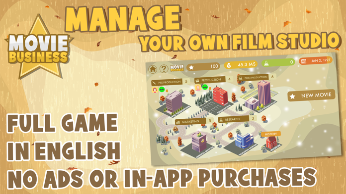 Movie Business Game Screenshot