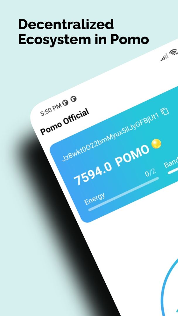 Screenshot of POMO: Bitcoin Cloud Mining App
