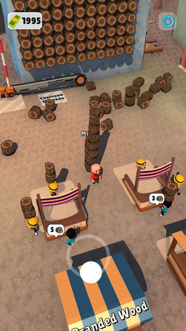 Screenshot of Wood Cutter 3D