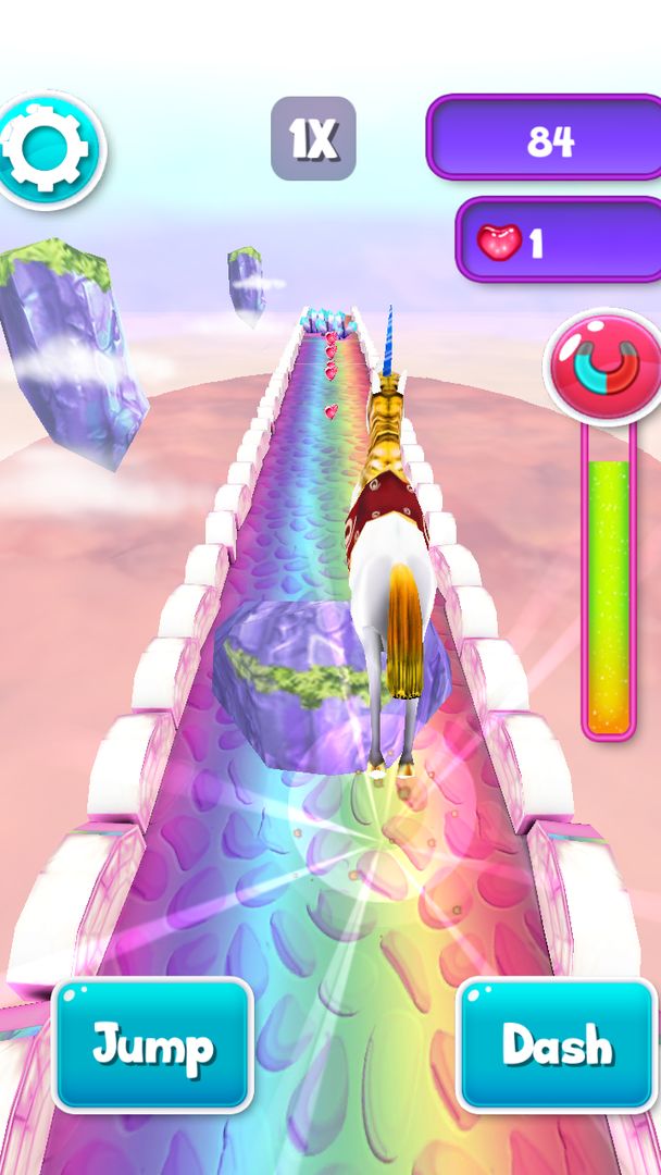 My Little Unicorn Runner 3D 2 screenshot game