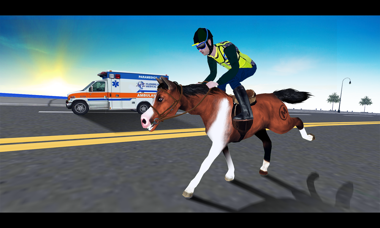 Rodeo Police Horse Simulator Game Screenshot