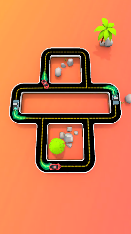 Loop Cars - City Island Game Screenshot