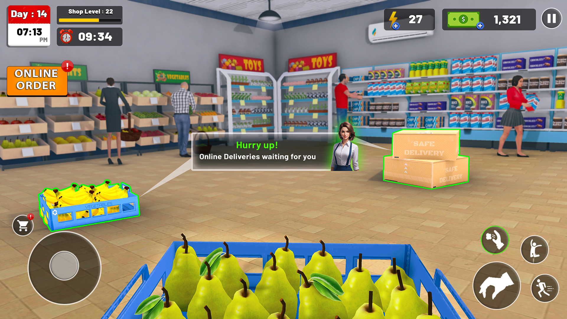 Multi Store Supermarket Sim 3D Game Screenshot