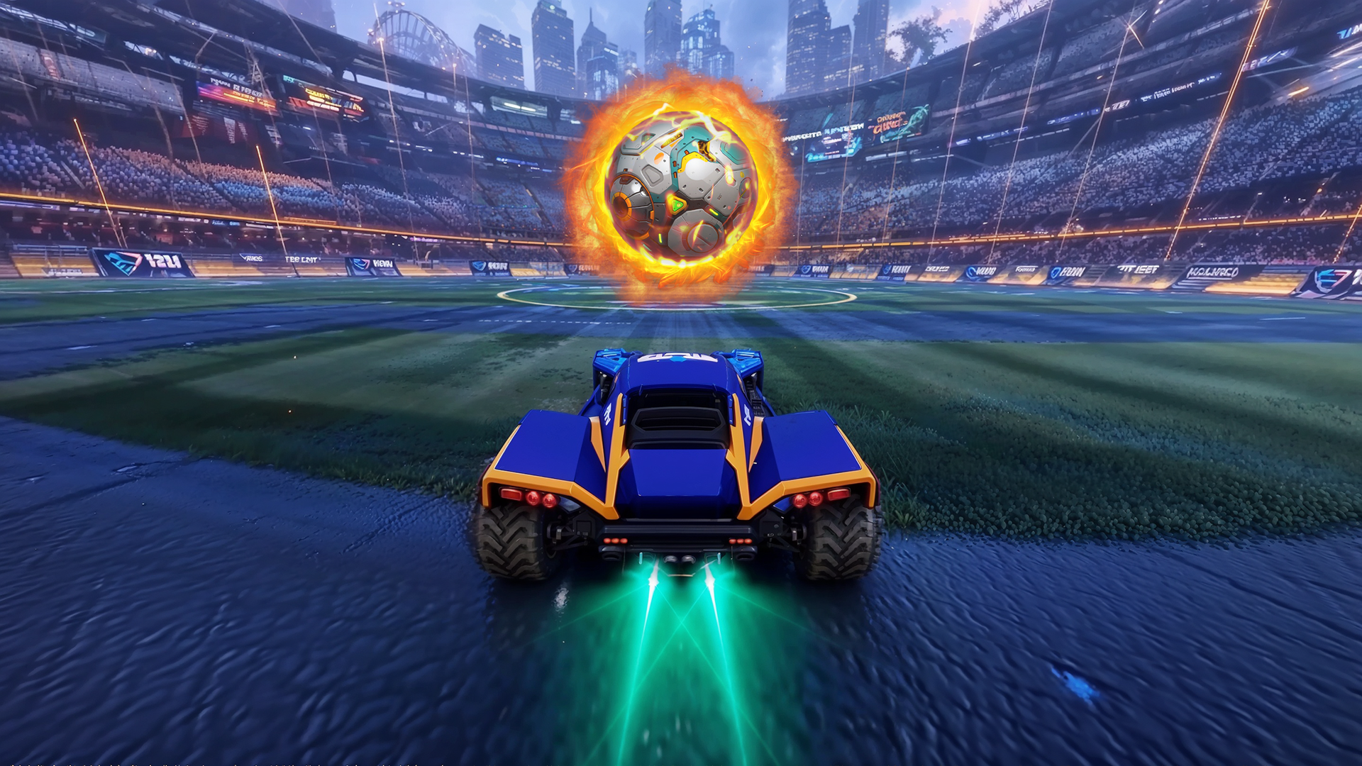 Rocket Car: Car Ball Games Game Screenshot