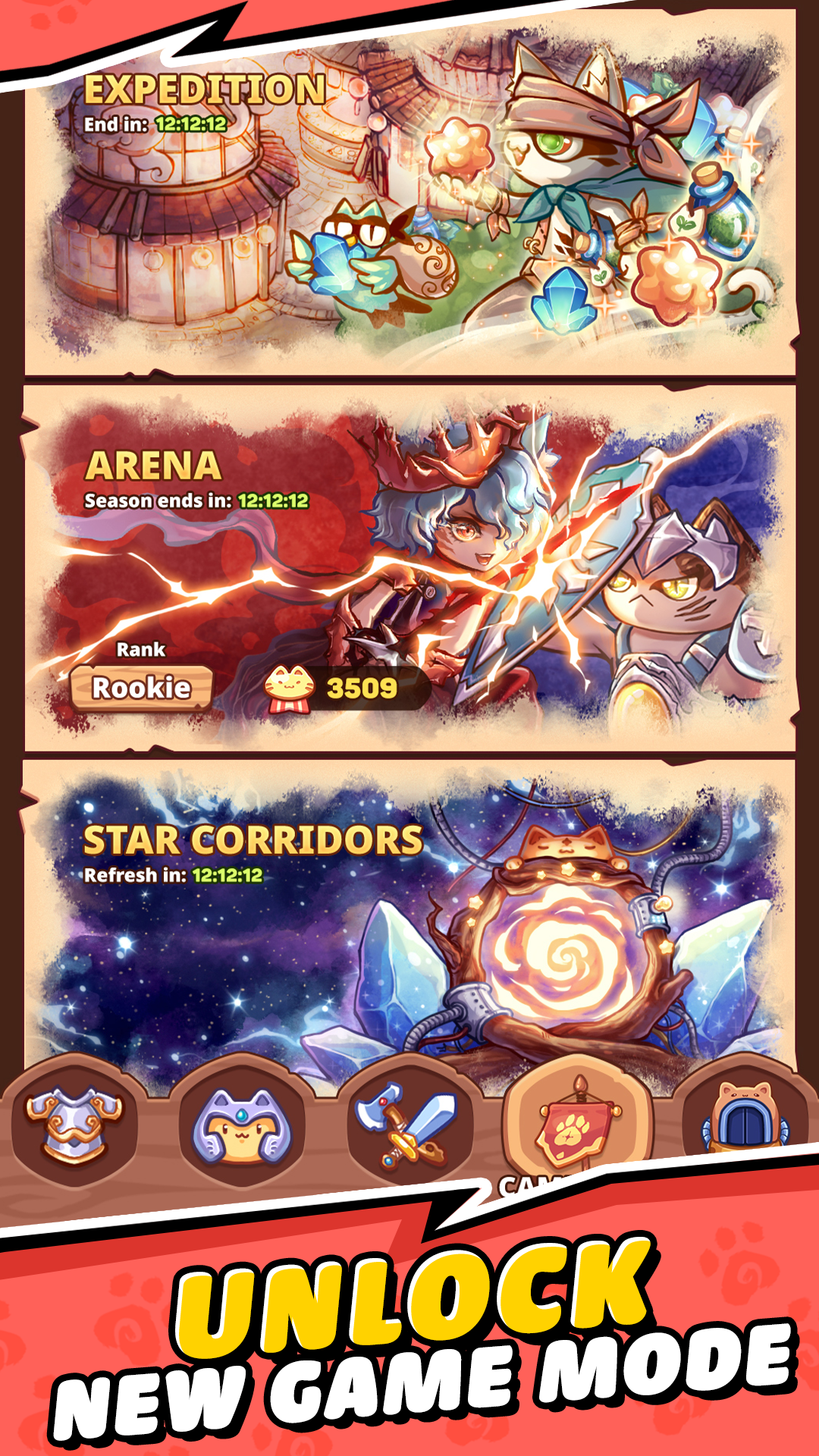 Meow Meow Warriors Game Screenshot