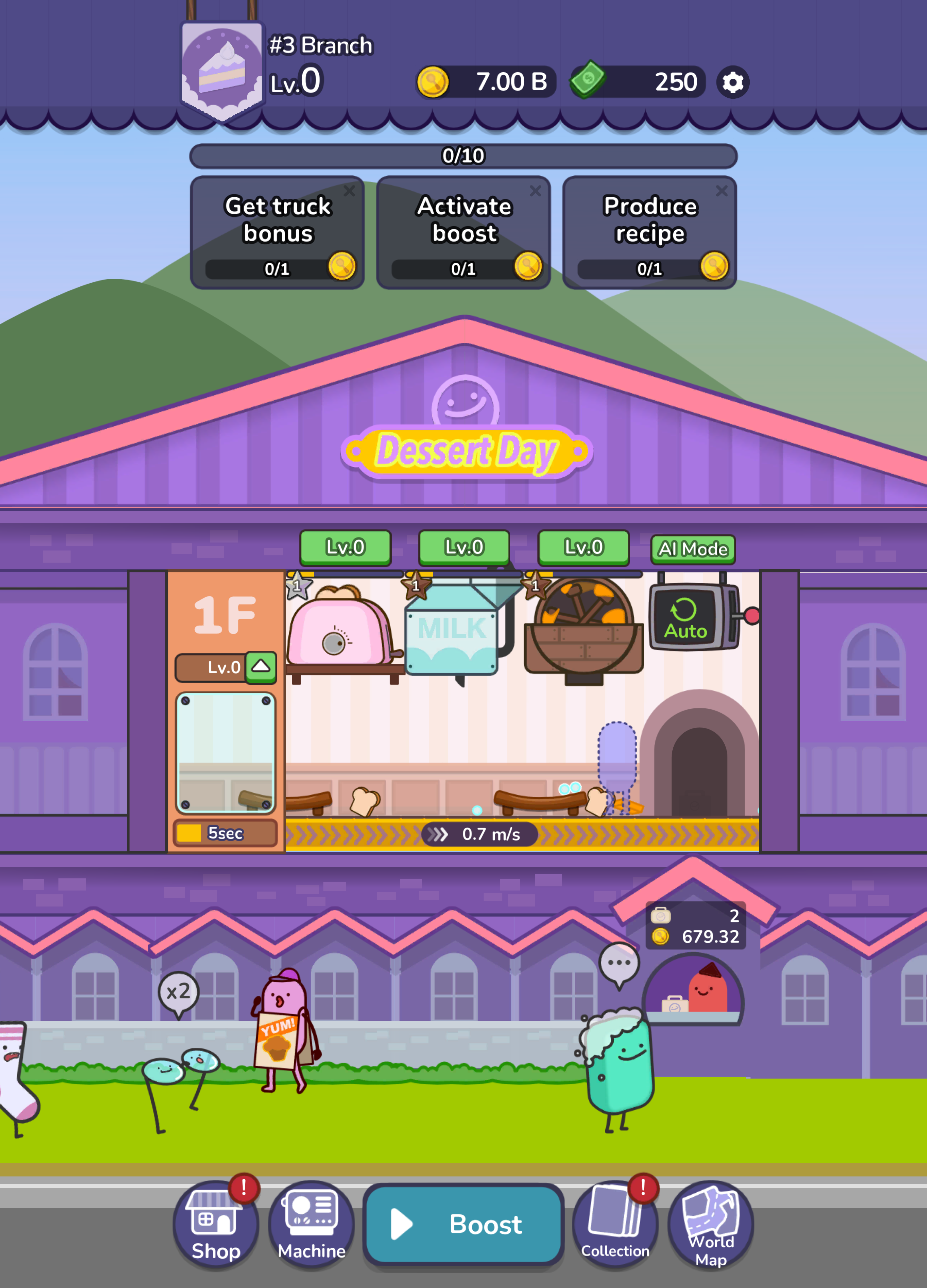 Idle Dessert Tycoon Game Screenshot