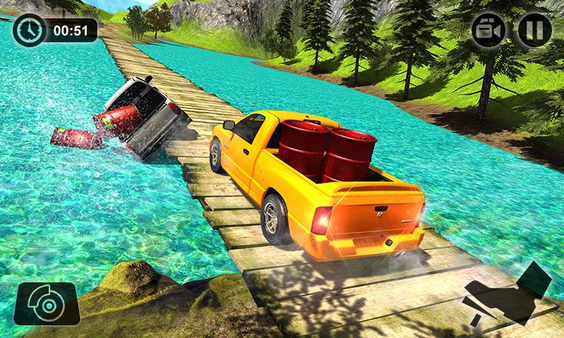 Offroad Hilux 픽업 트럭 운전 시뮬레이터 게임 스크린 샷