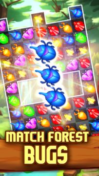 Bug Smash Match 3 Game Screenshot