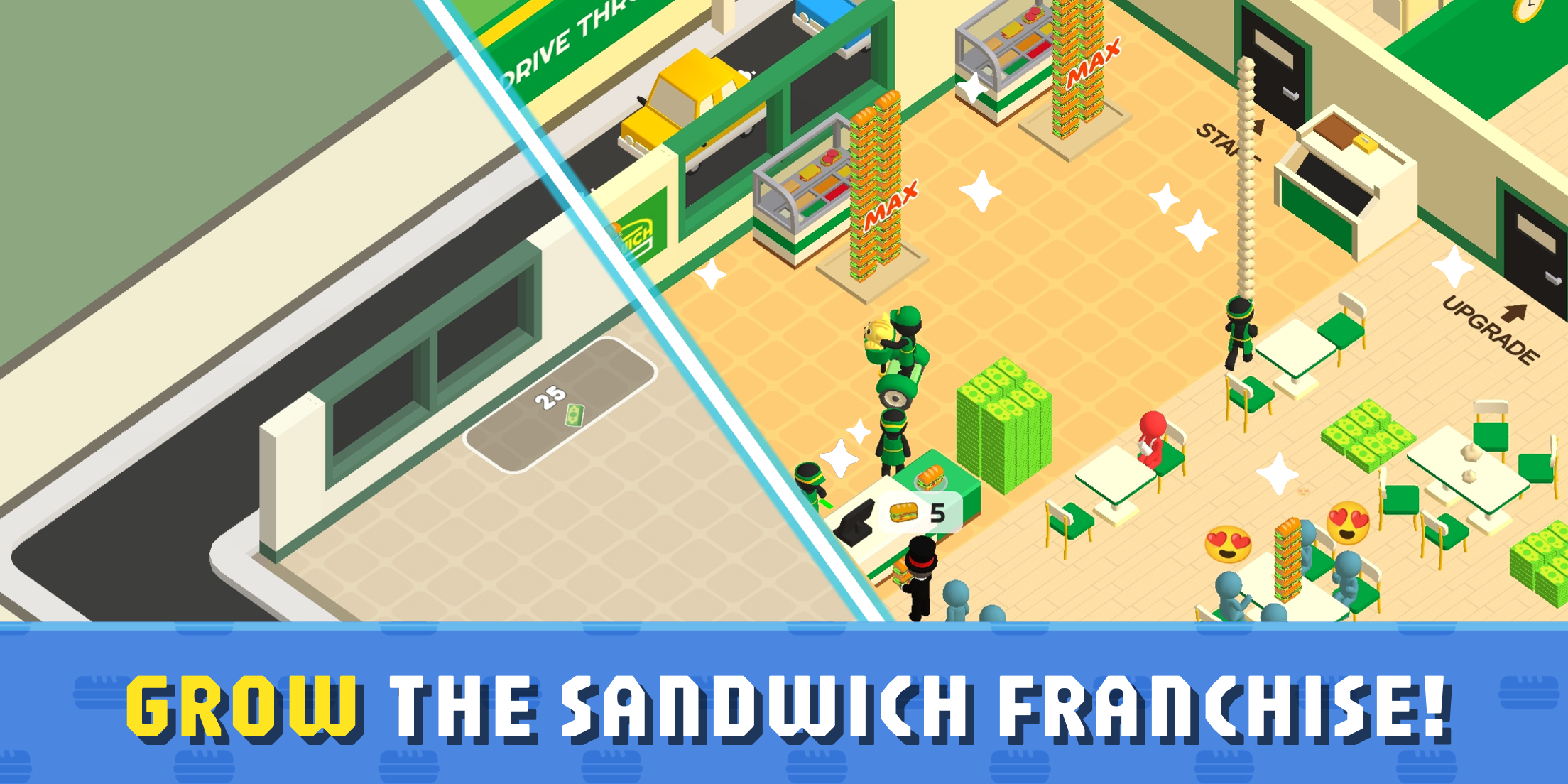 Sandwich Tycoon Game Screenshot