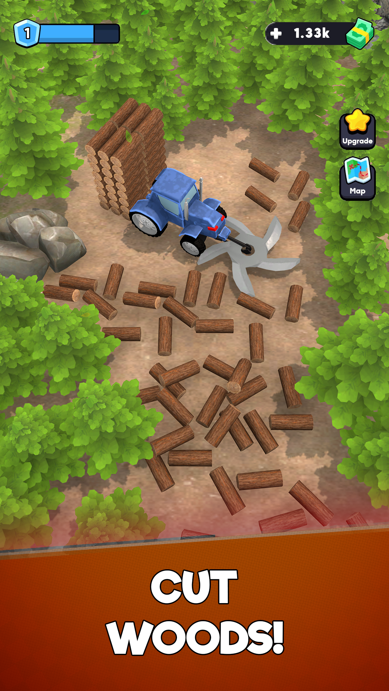 Idle Lumber Chopper Empire Inc Game Screenshot