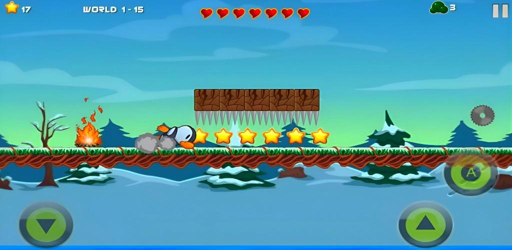 Penguin Dash Геометрия Прыжка Мобильная Версия Андроид IOS Апк.