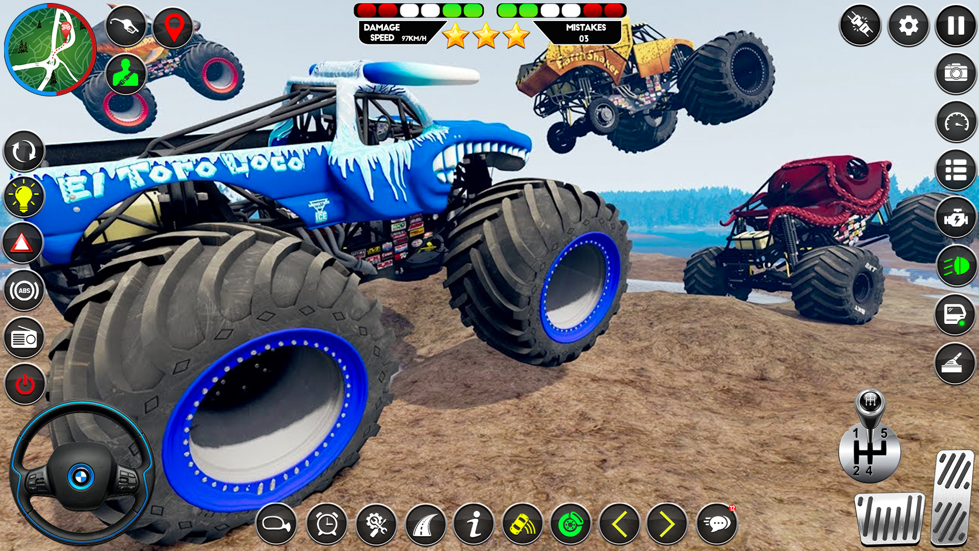 Monster Truck: Stunt Games ภาพหน้าจอเกม