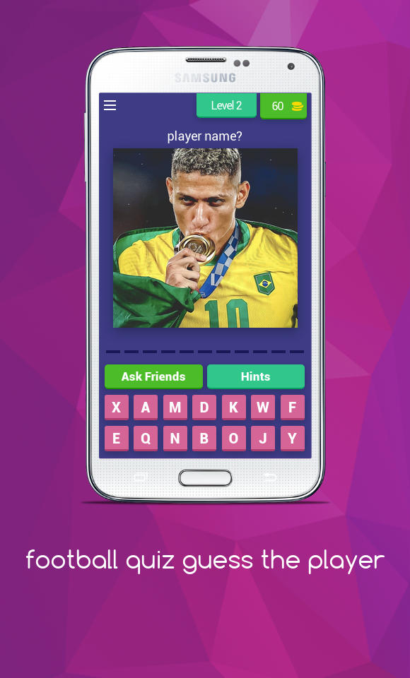 football quiz guess the player Game Screenshot