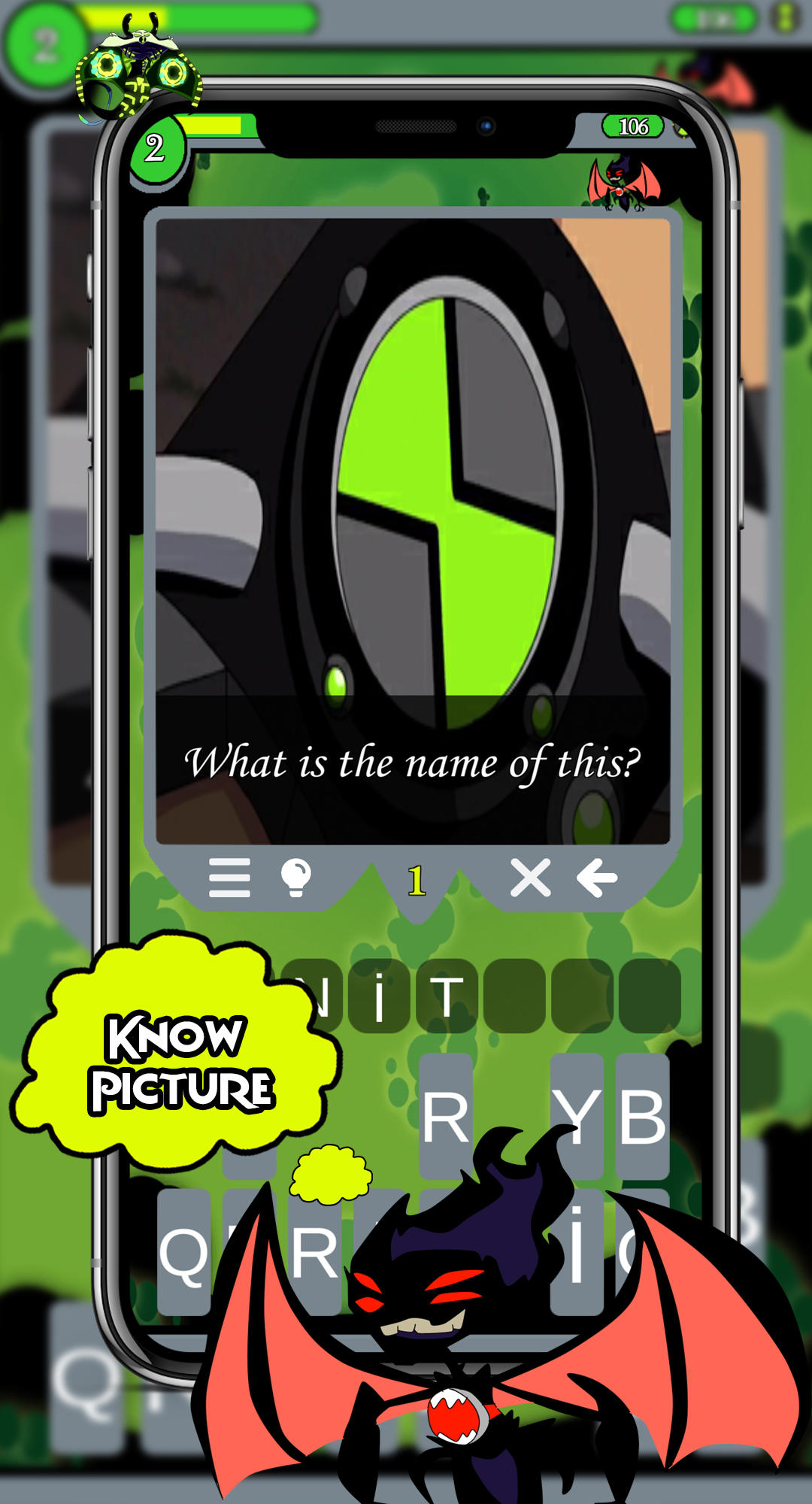 Screenshot of Ben Alien 10 Quiz