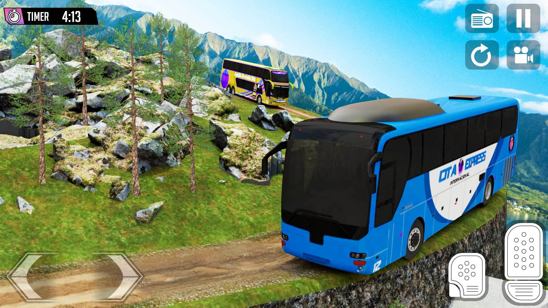 Offroad City Bus Coach Games Game Screenshot