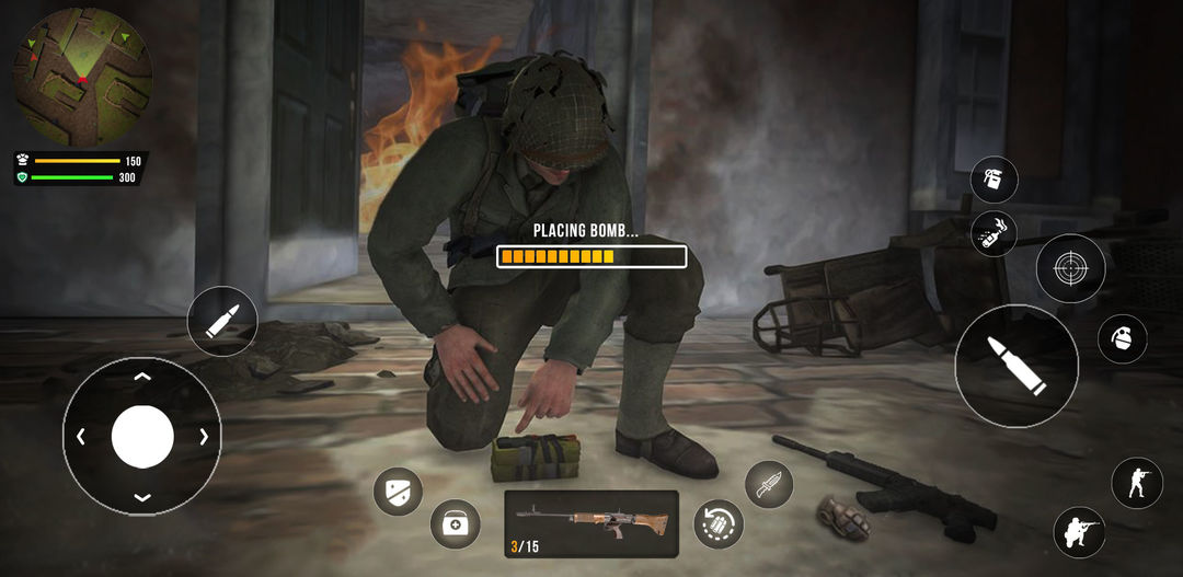 Screenshot of World War 2: FPS shooting game