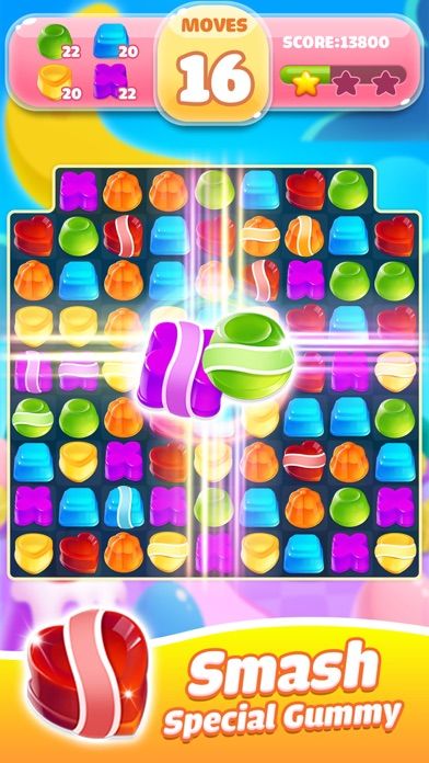 Jelly Jam Crush - Match 3 Game screenshot game