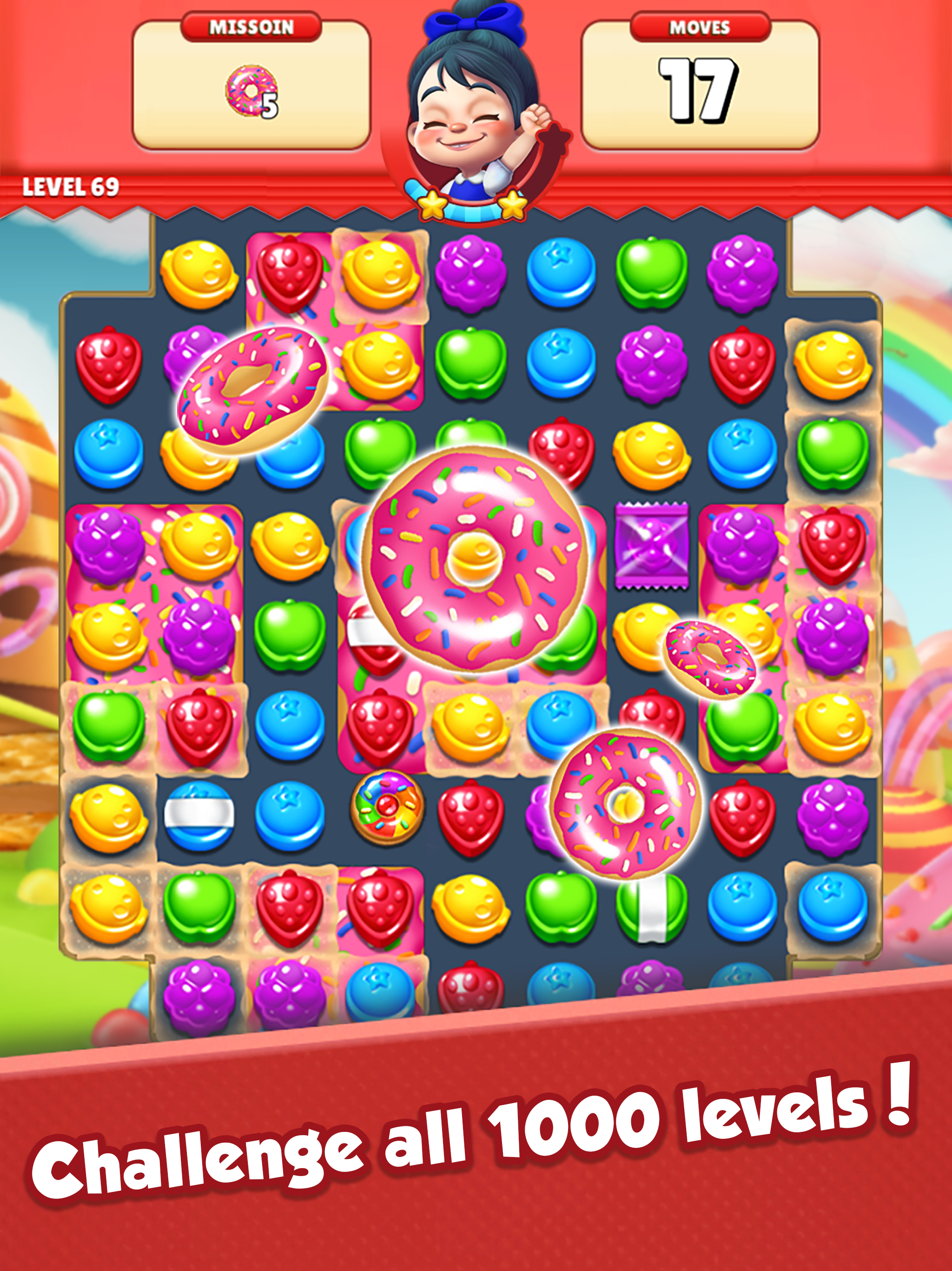 Sugar Hunter®: Match 3 Puzzle Game Screenshot