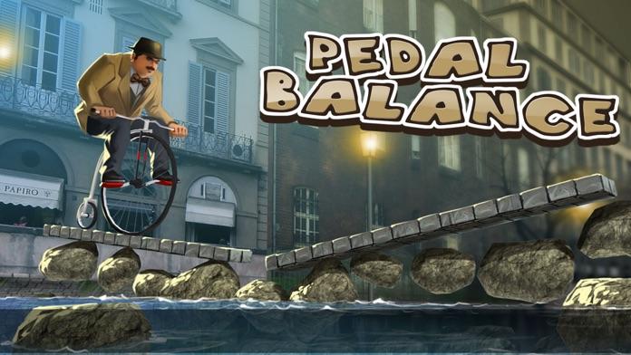 Pedal Balance - Unblock A Crazy Cycle Rider On Giant Bridge (Free 3D Game) ゲームのスクリーンショット