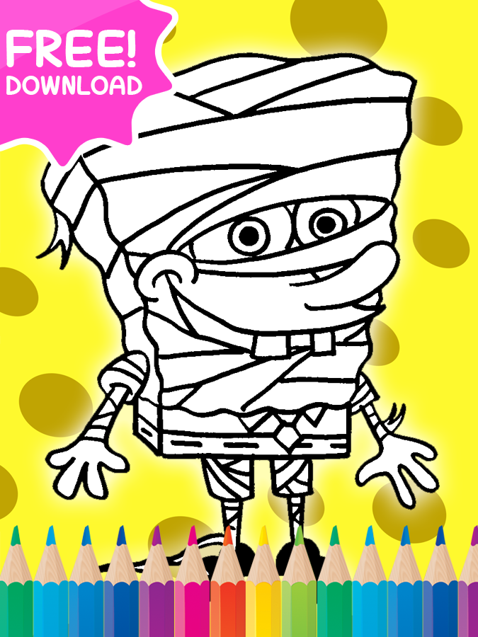 Coloring Game for SpongeBobby Game Screenshot